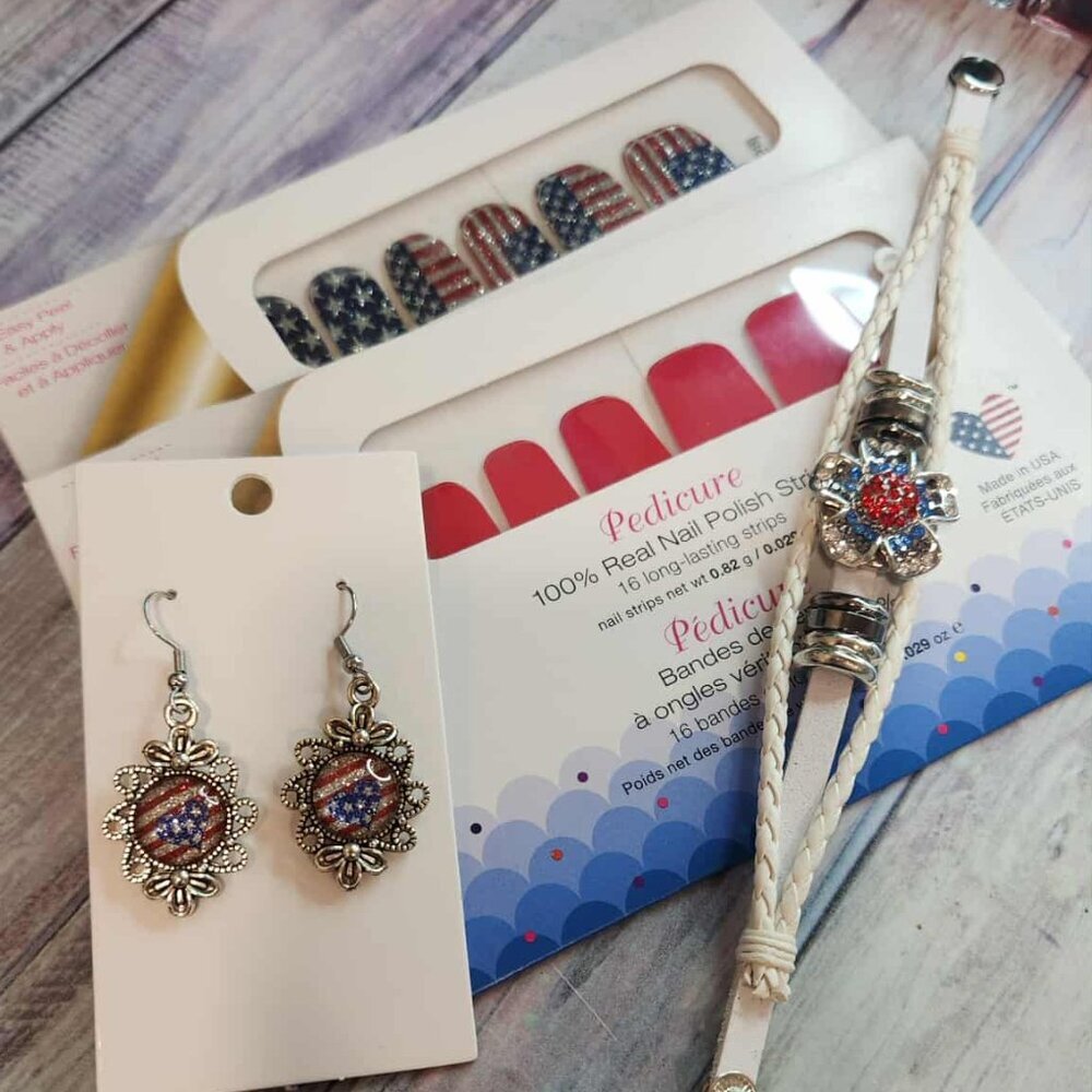 Color Street Patriotic Press Nail Design Bundle